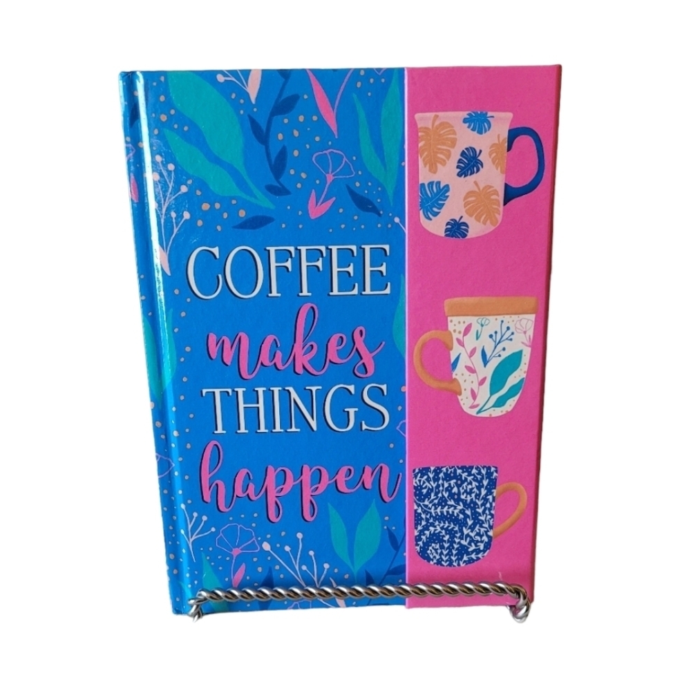 Hardcover Notebook Journal Coffee Makes Things Happen New without Tags
